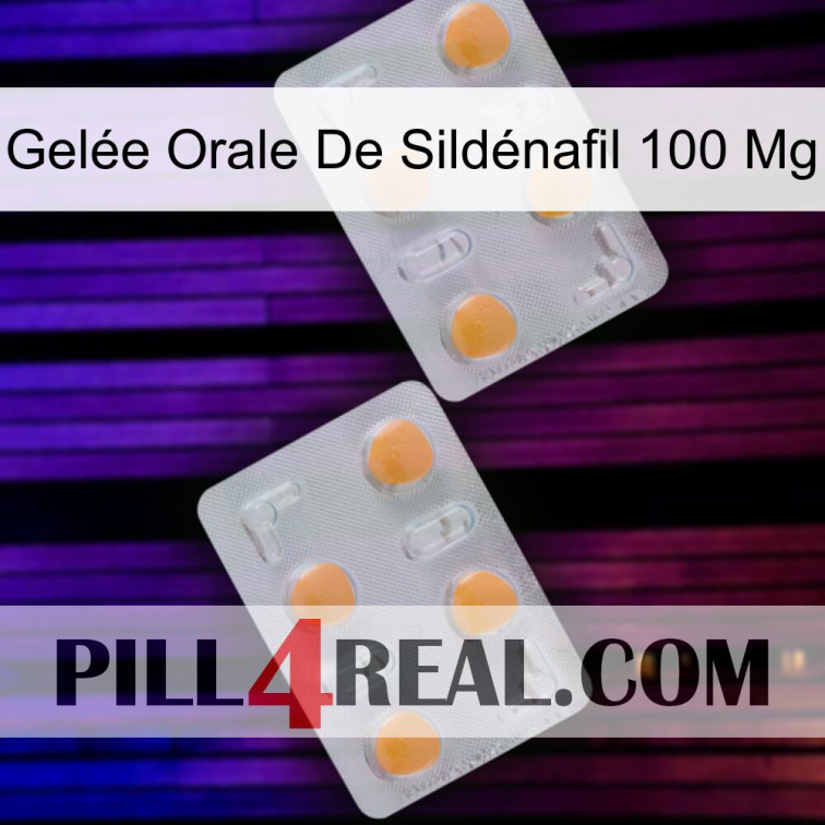 Gelée Orale De Sildénafil 100 Mg 25
